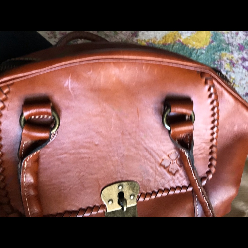 Patricia Nash Italian Leather Handbag - image 7